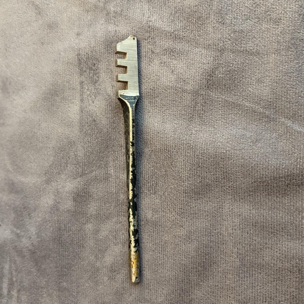 Vintage Fletcher‎ Glass Cutter No. 1 Fletcher-Terry Farmington Green Gold 5 inch